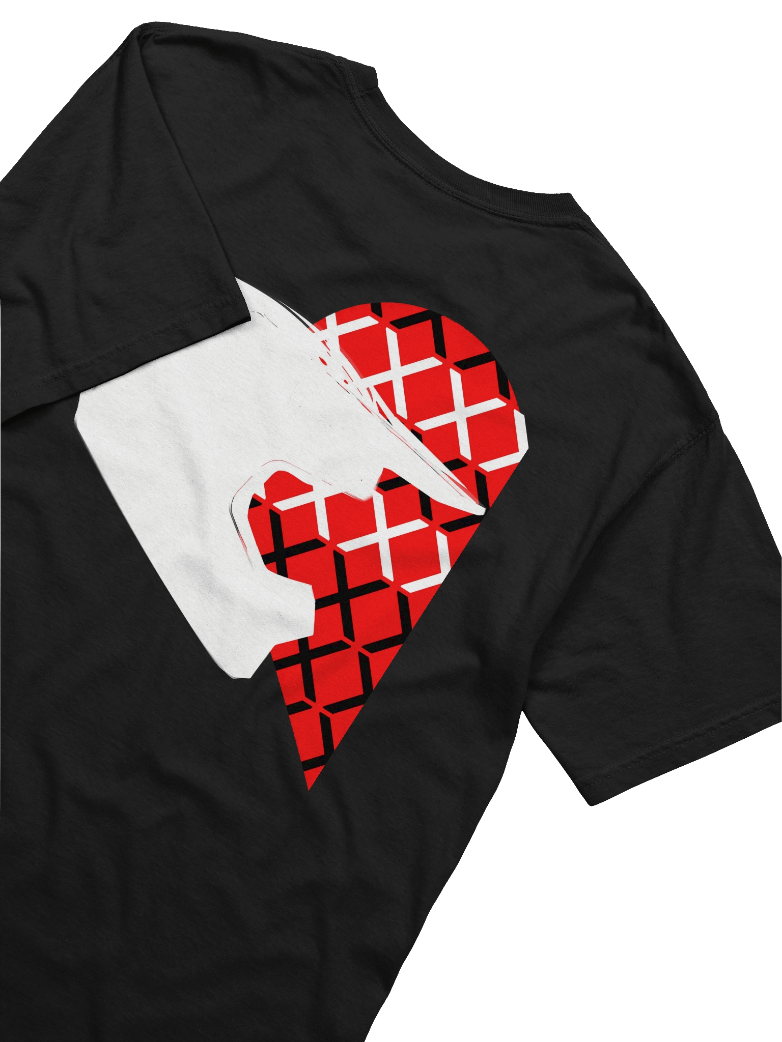 Matching Off-Road Helmet Heart (White-Left) | Shirt product image (2)