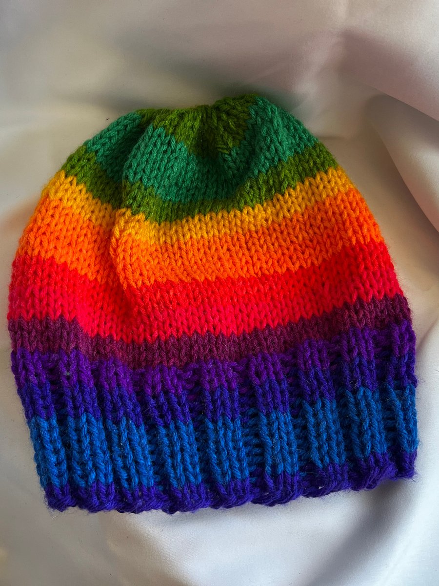 Rainbow Beanie product image (1)