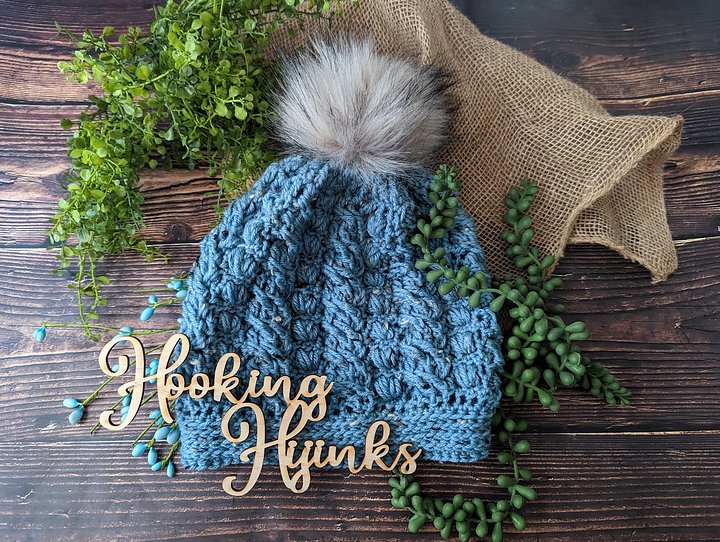 Hearts & Cables Beanie - Huron product image (1)