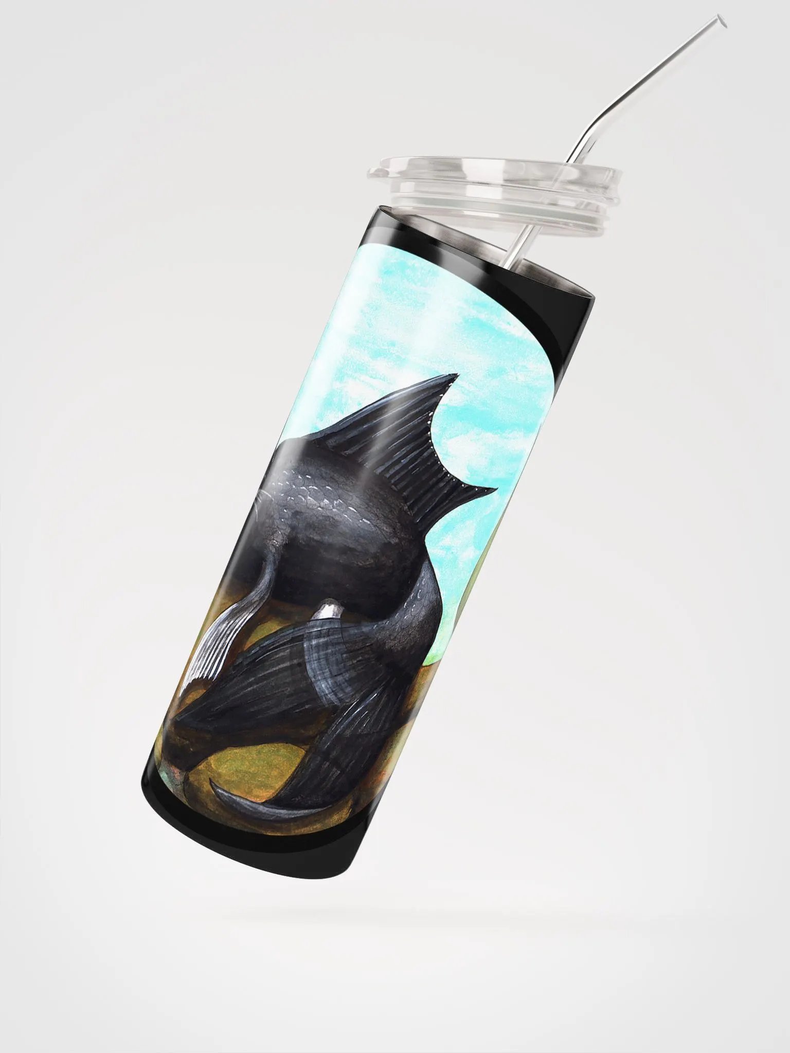 Mermeow Tuxedo Tumbler product image (2)