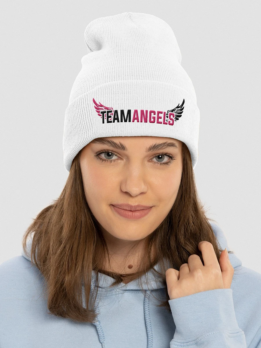 Black & Pink Team Angel Beanie product image (1)