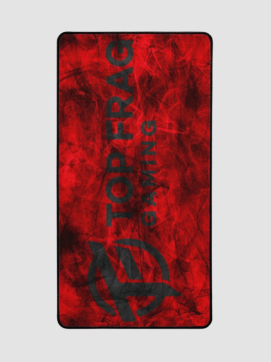 TopFrag™ Red Spiral Dark Logo Desk Mat 15.5" x 31.5" product image (2)