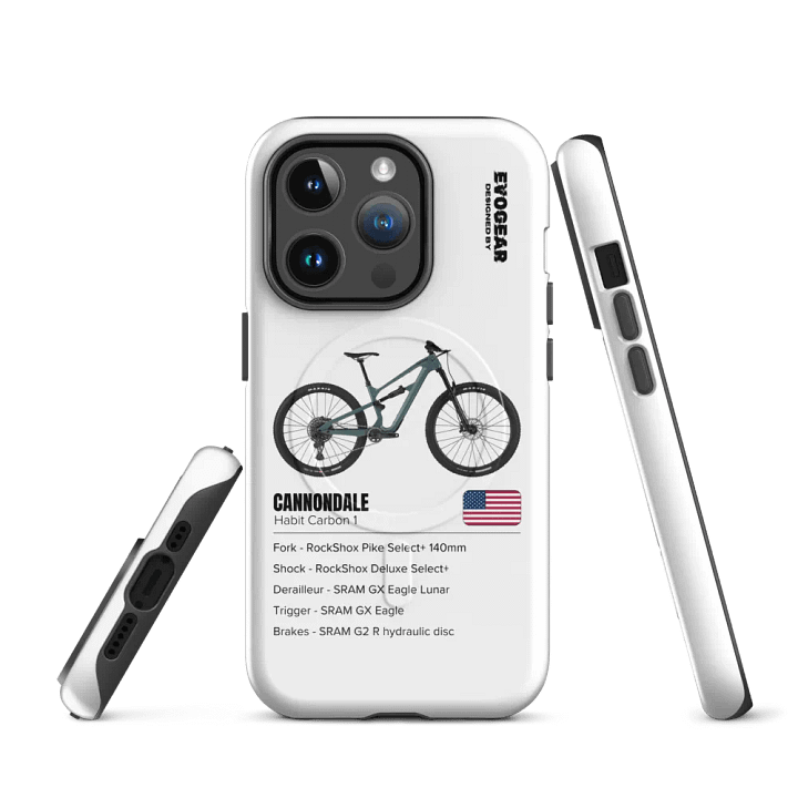 White Cannondale Habit Carbon 1 iPhone MagSafe Case 2.0 product image (3)