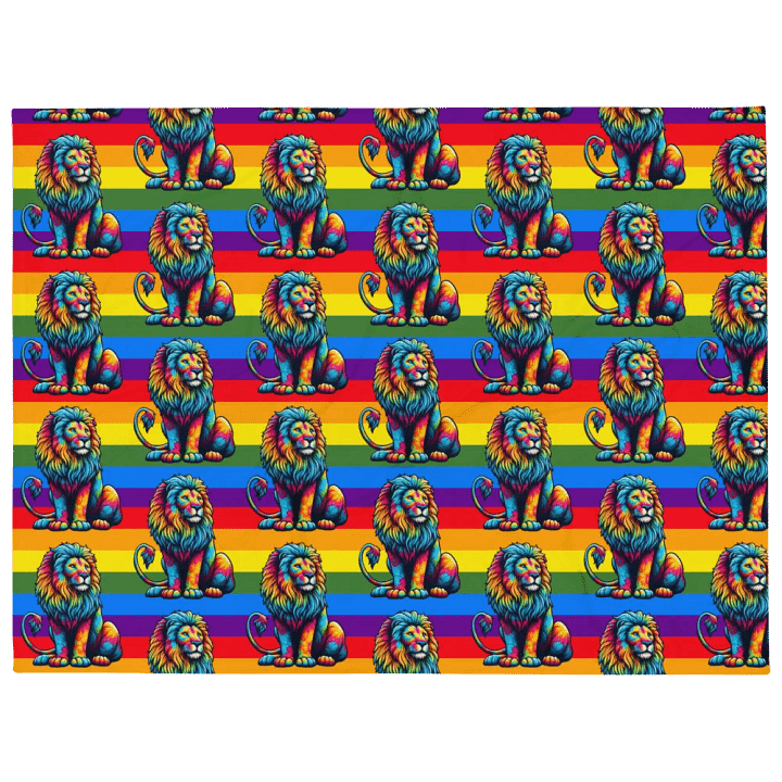Lion Fiesta Throw Blanket product image (1)