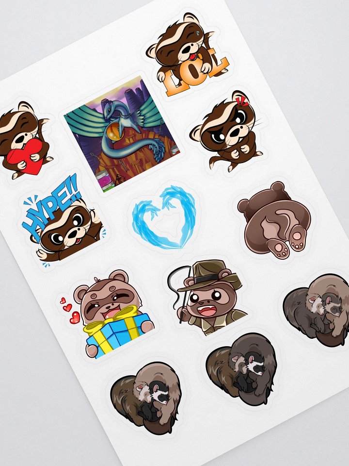 Sticker Sheet with Sarenadia Emotes product image (1)