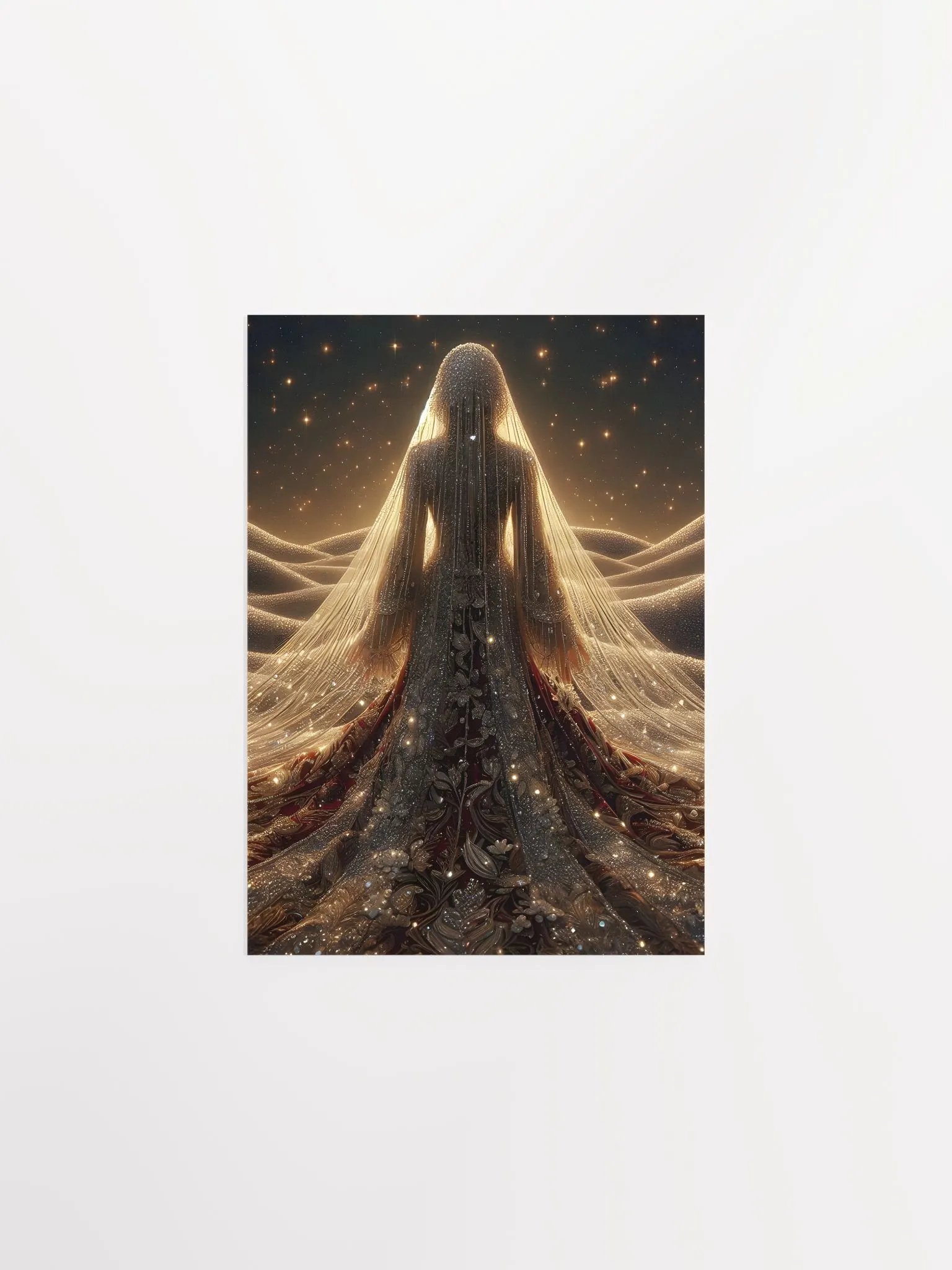 Starry Elegance Enhanced Poster product image (1)