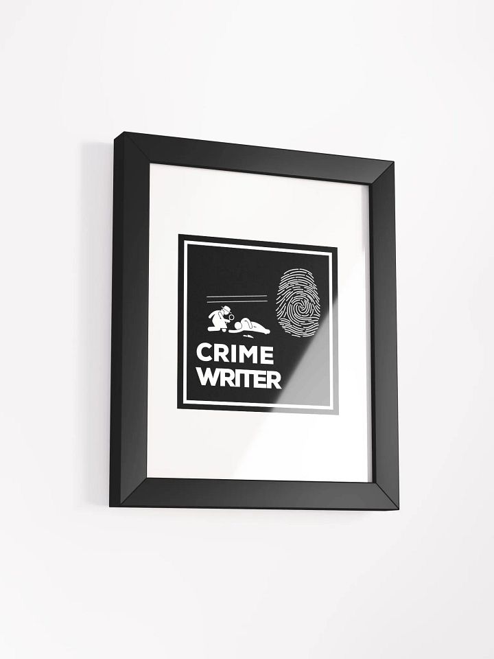 Crime Writer Framed Poster Print product image (34)