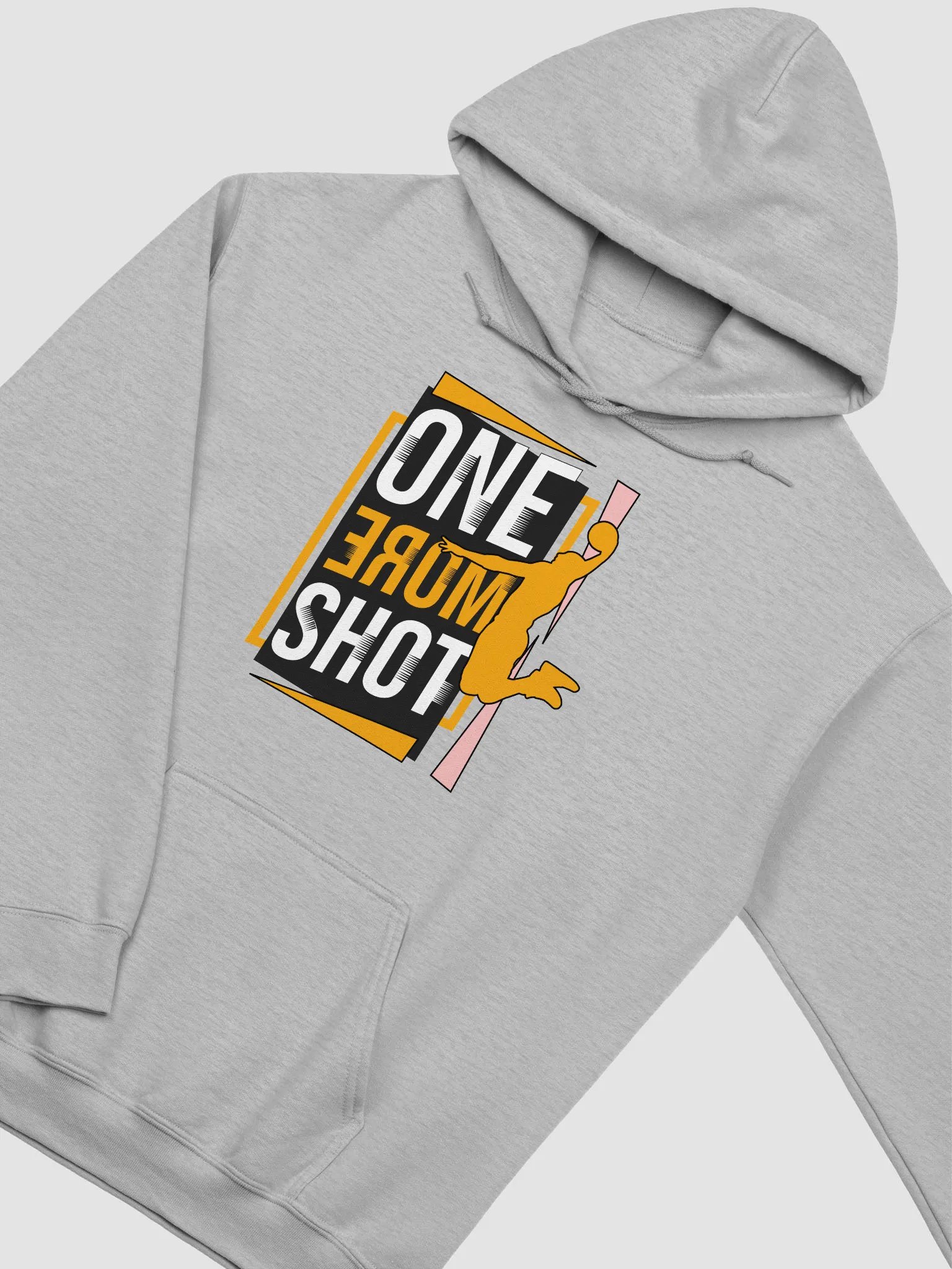 One More Shot Basketball Male Silhouette Hoodie product image (18)