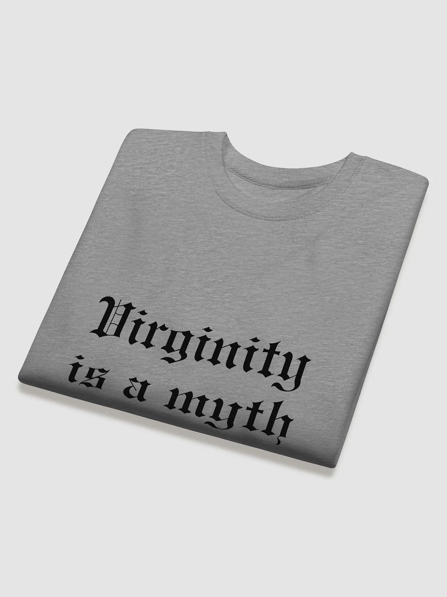 virginity is a myth black - crewneck product image (8)