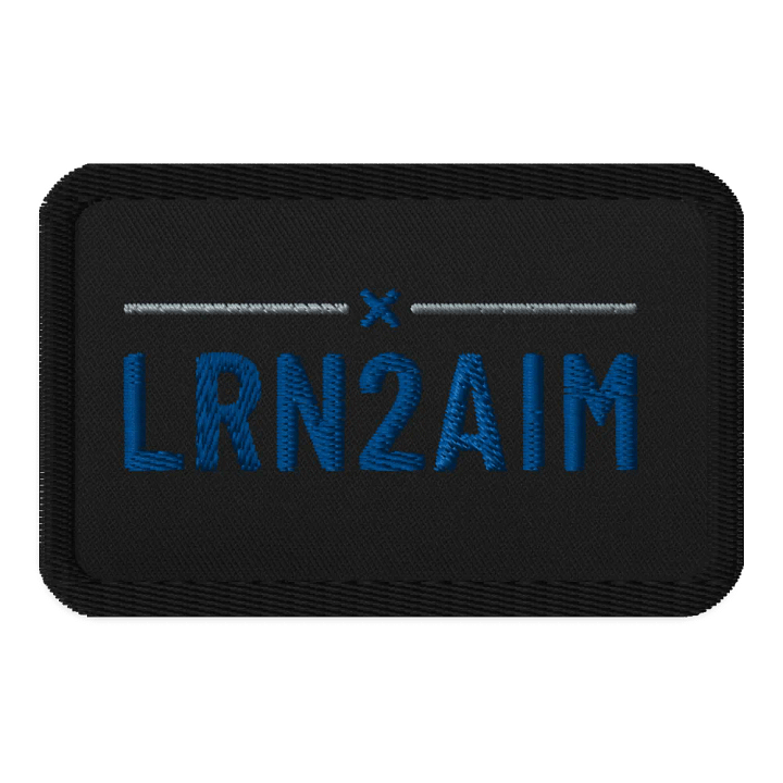 Lrn2aim Rectangle Embroidered Patch product image (1)