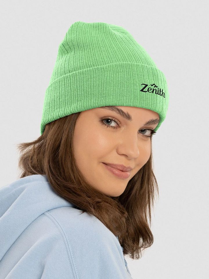 Eco-Friendly Ribbed Knit Beanie product image (1)