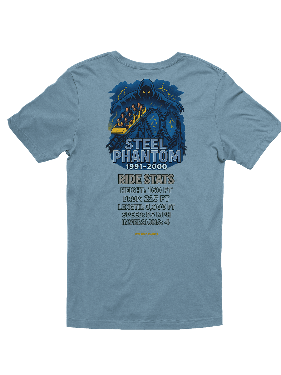 Steel Phantom Roller Coaster Vintage T-Shirt product image (10)
