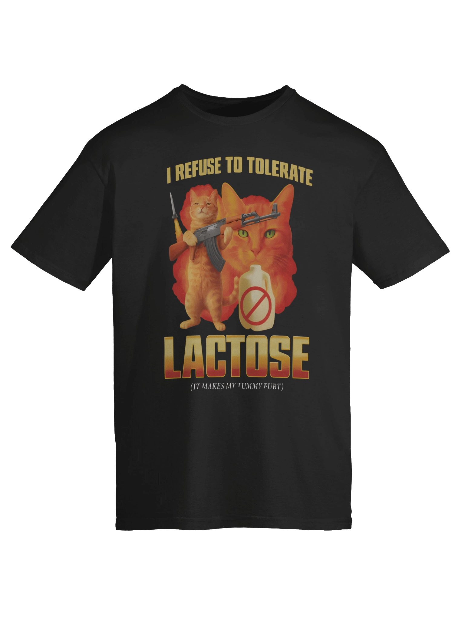 I Refuse To Tolerate Lactose It Makes My Tummy Hurt T-Shirt product image (6)