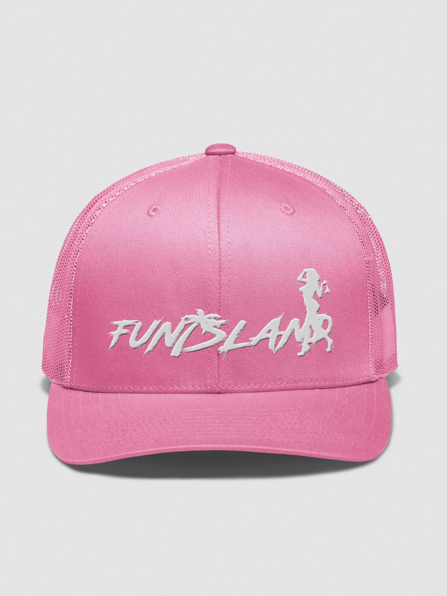 Embroidered Pink Trucker Snapback Hat product image (31)
