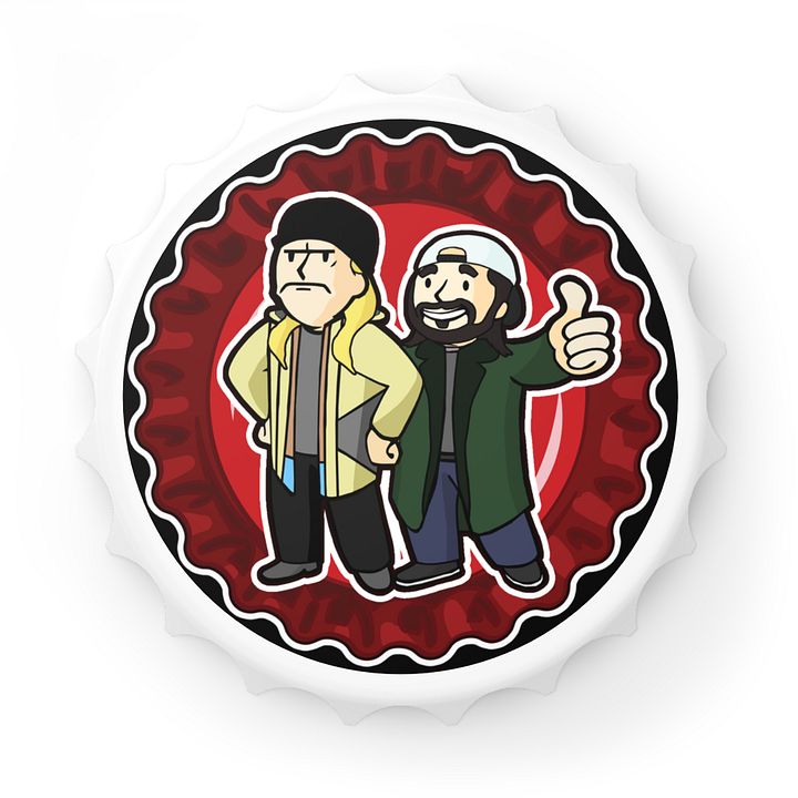 Jay and Silent Bob Vault Boys - Bottle Cap Magnetic Bottle Opener product image (2)