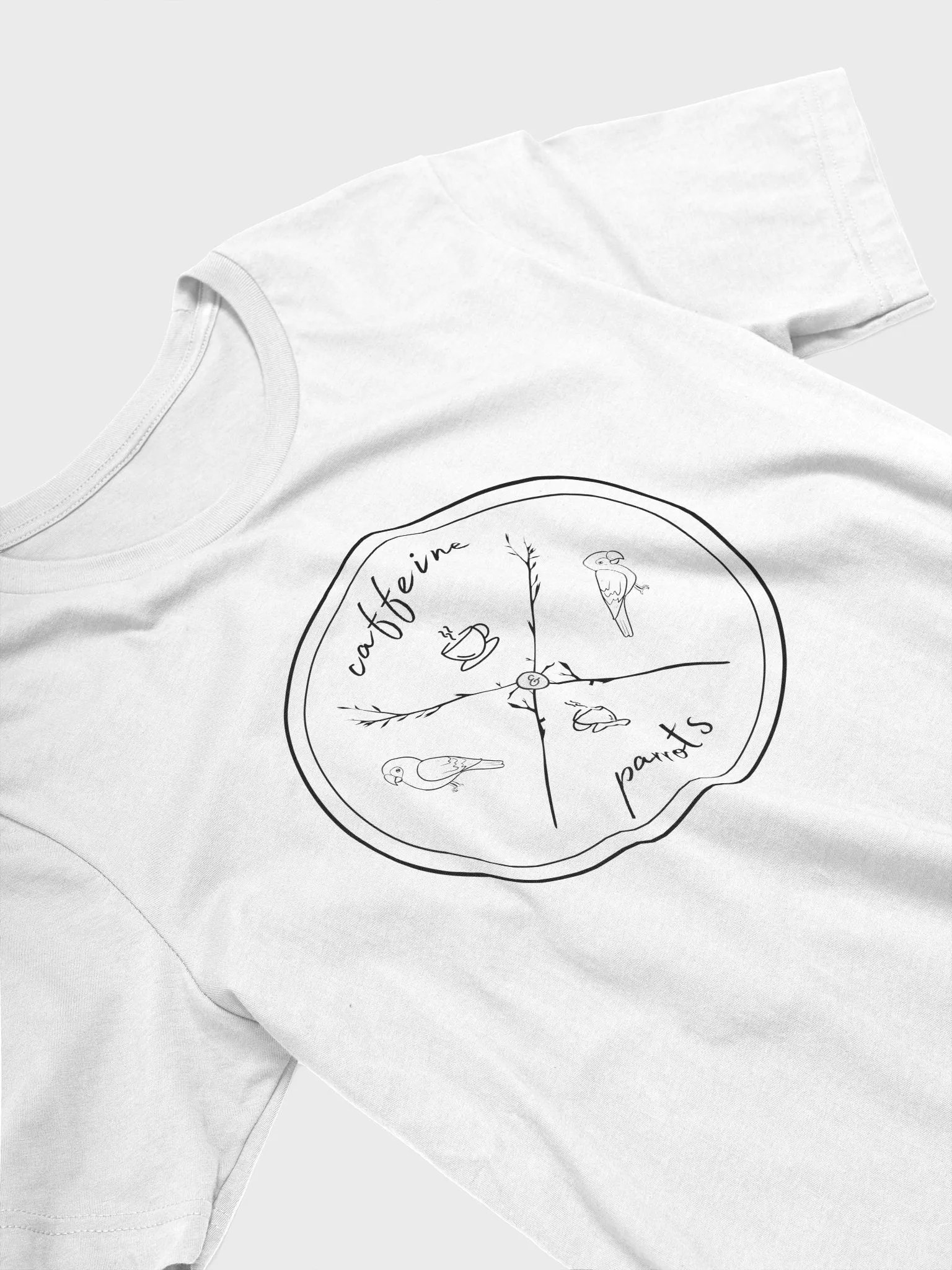 Women's Caffeine & Parrots Tee product image (3)