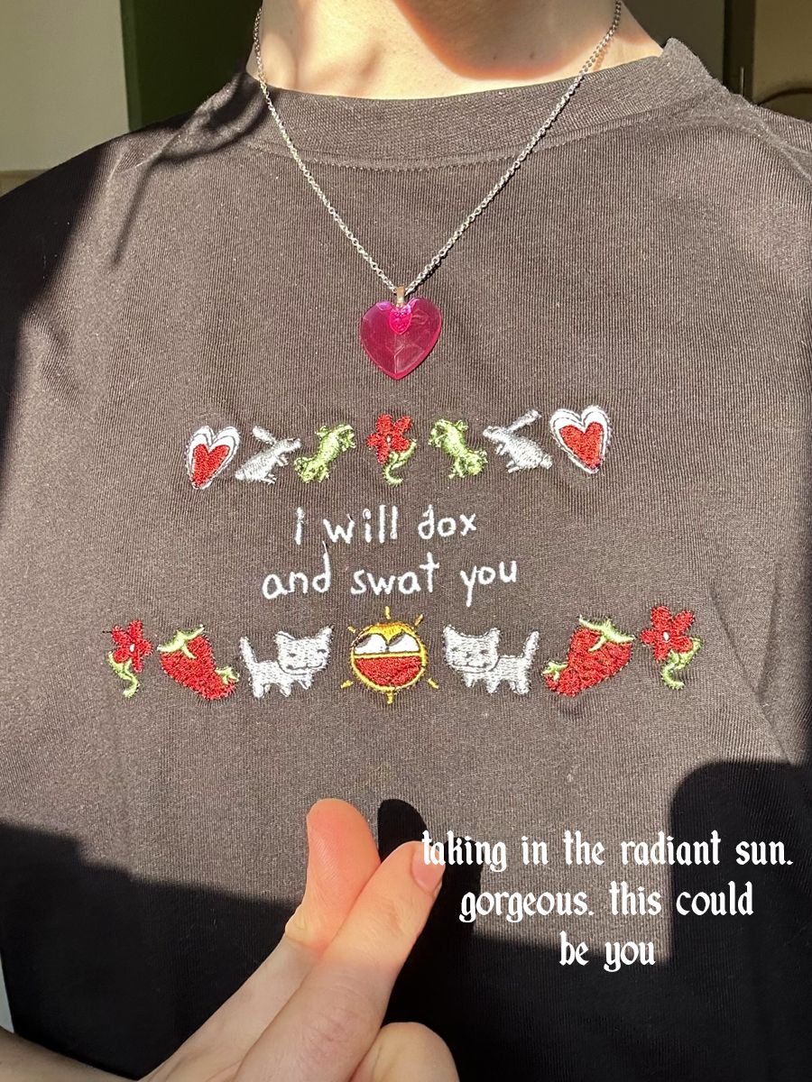 i will dox and swat you (black tee!) product image (3)