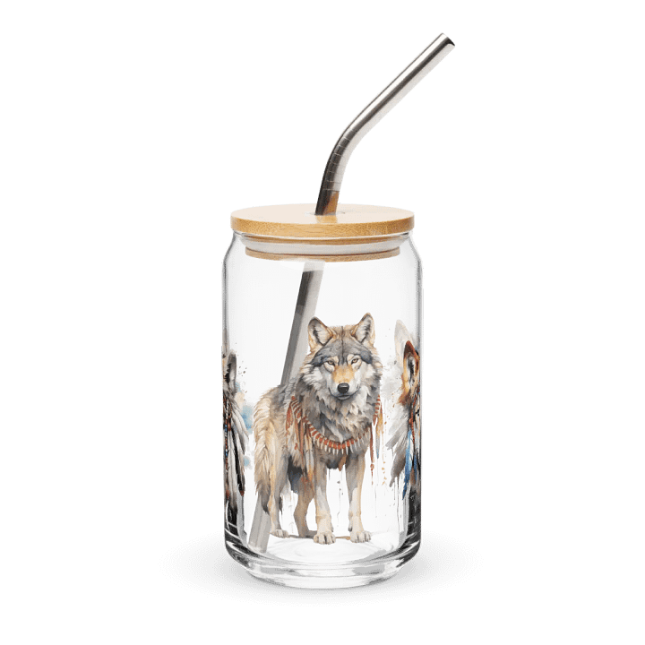 Spirit of the Wolf Pack Can-Shaped Glass product image (1)