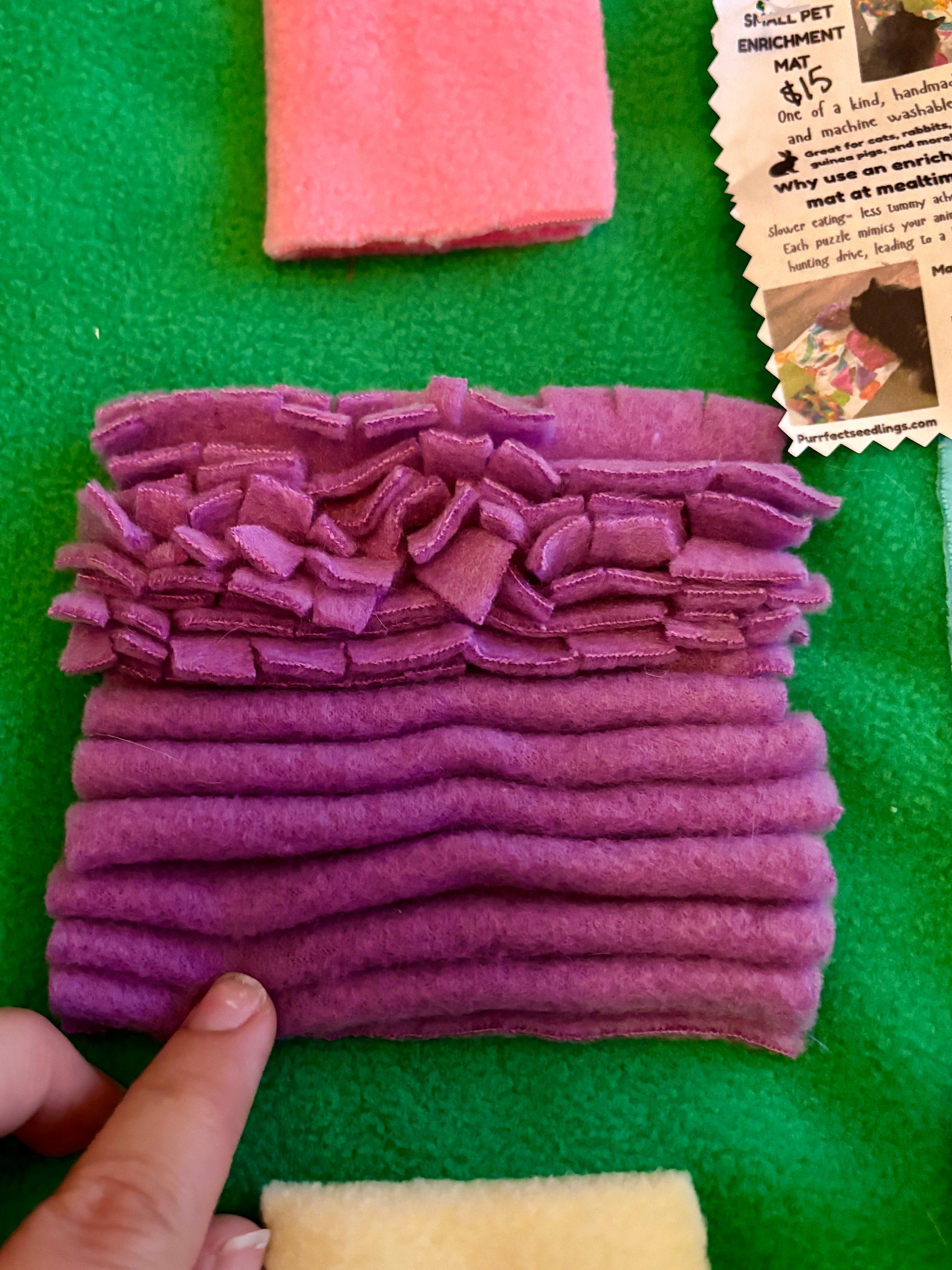 Small Pet Enrichment Mat (One of a Kind) product image (2)