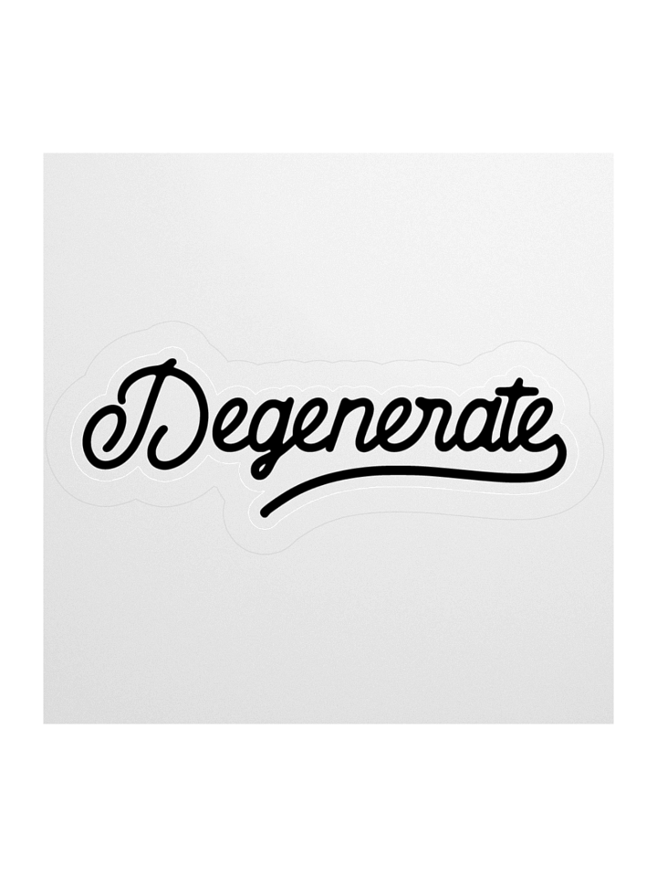 Degenerate Sticker product image (1)