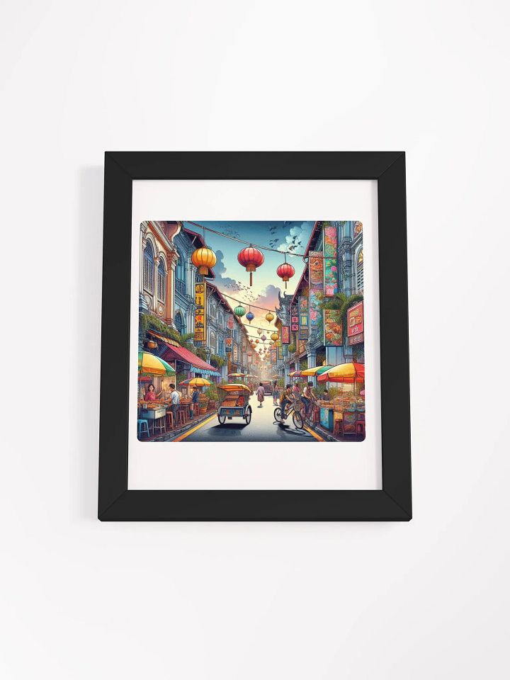 East Asian Street Festivity Poster | Ai Work penang city product image (8)