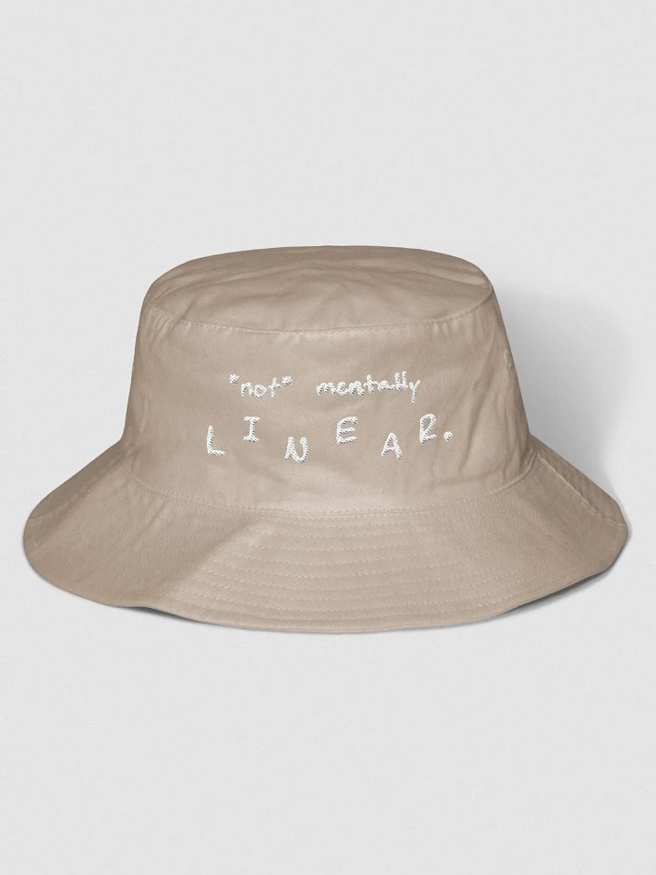 *not* mentally linear Bucket Hat product image (1)