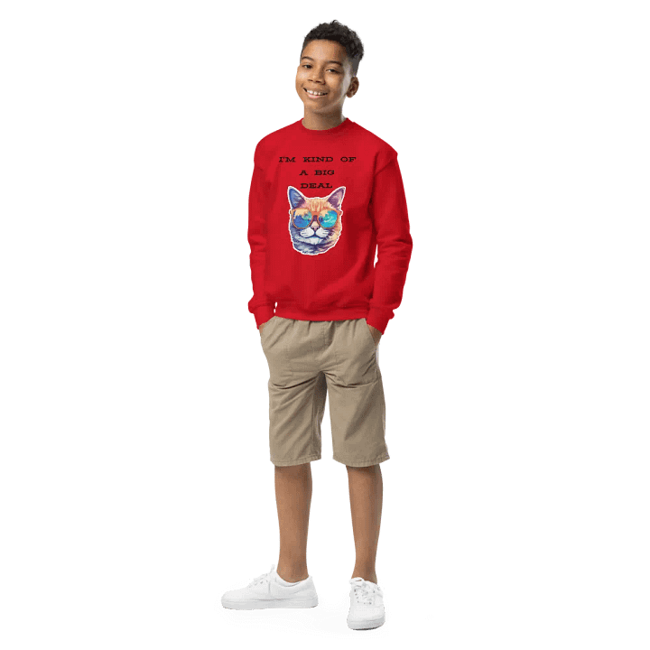 I'm kind of a big deal Youth Crew Neck Sweatshirt product image (1)