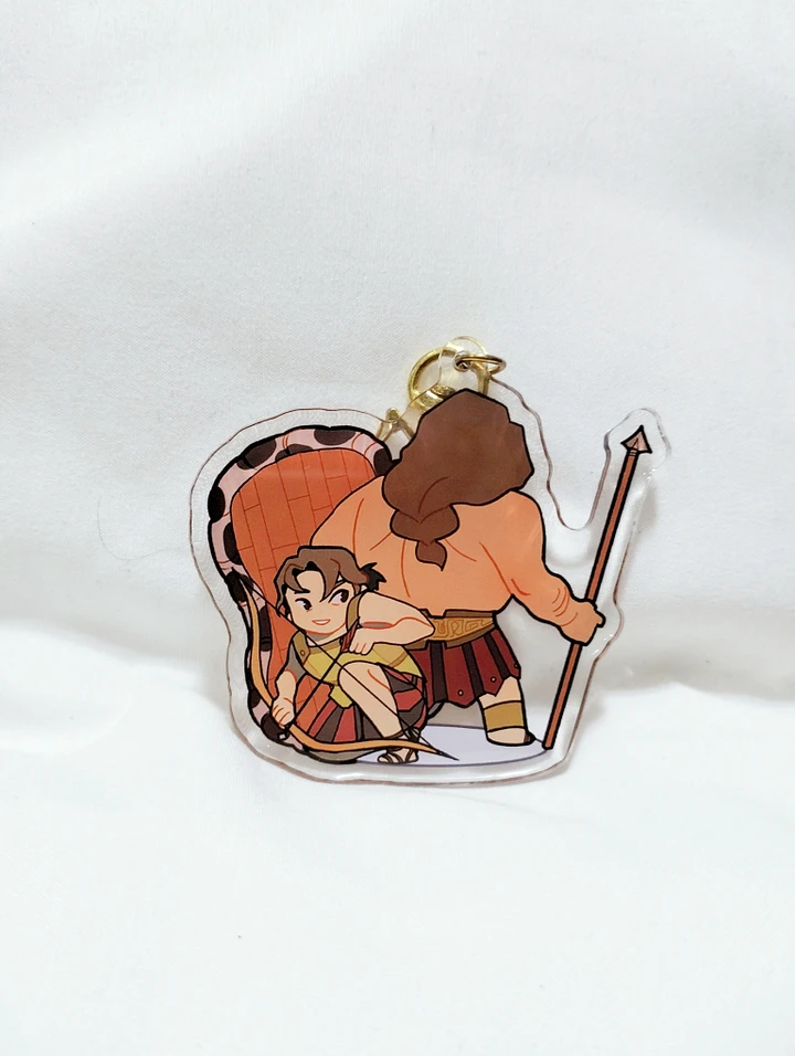 Ajax and Teucer Double-Sided Acrylic Charm product image (2)