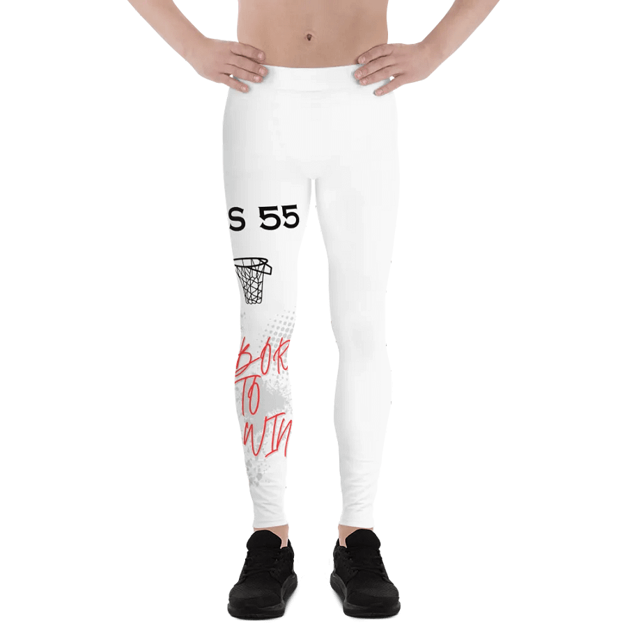 POPS 55 Born to Win Basketball Player Men's Leggings product image (6)