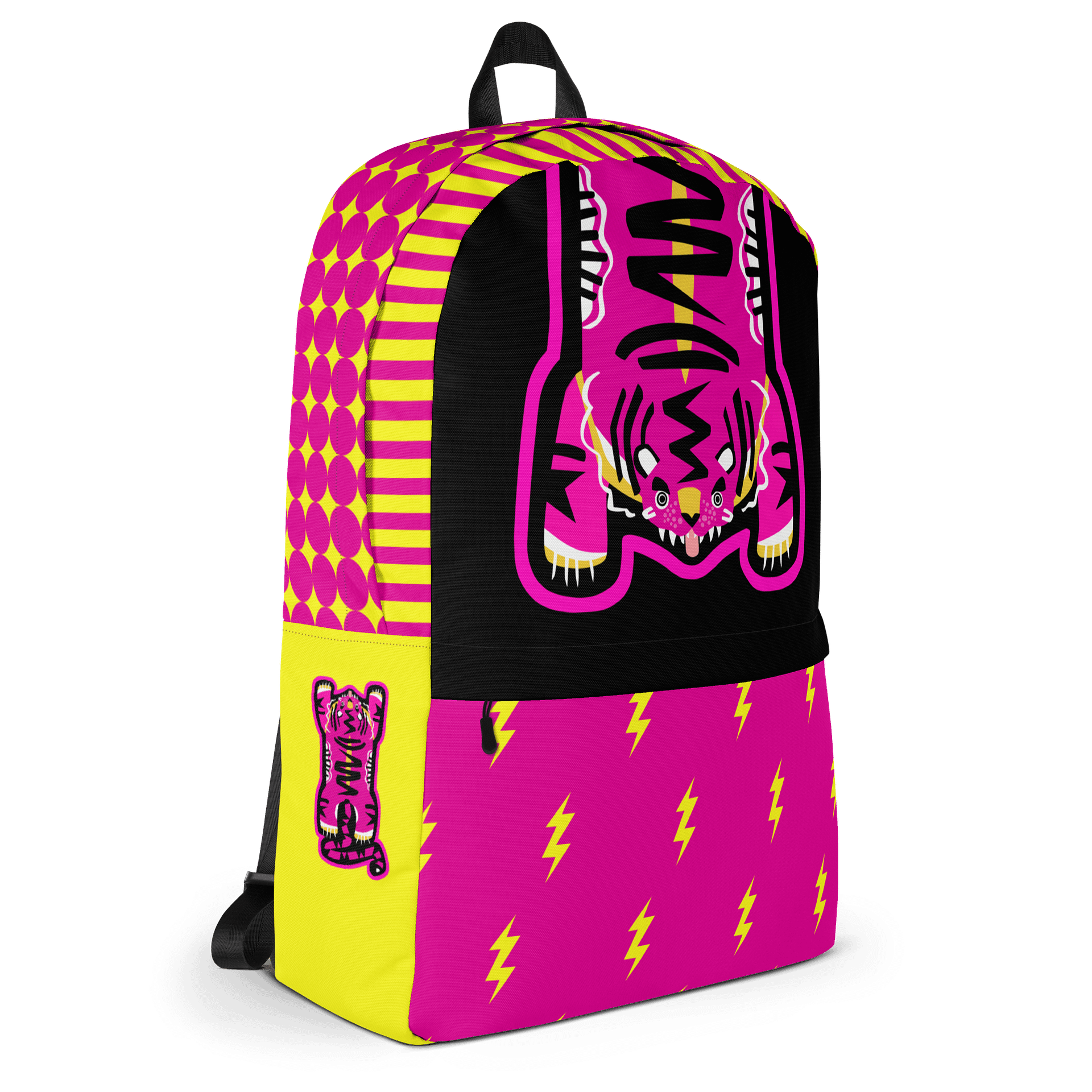 Pink and Yellow Tiger Backpack - Electric Tiger Club product image (4)