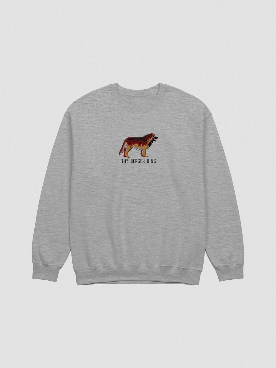The Berger King Sweatshirt (Embroidered) of a Leonberger(2) product image (4)