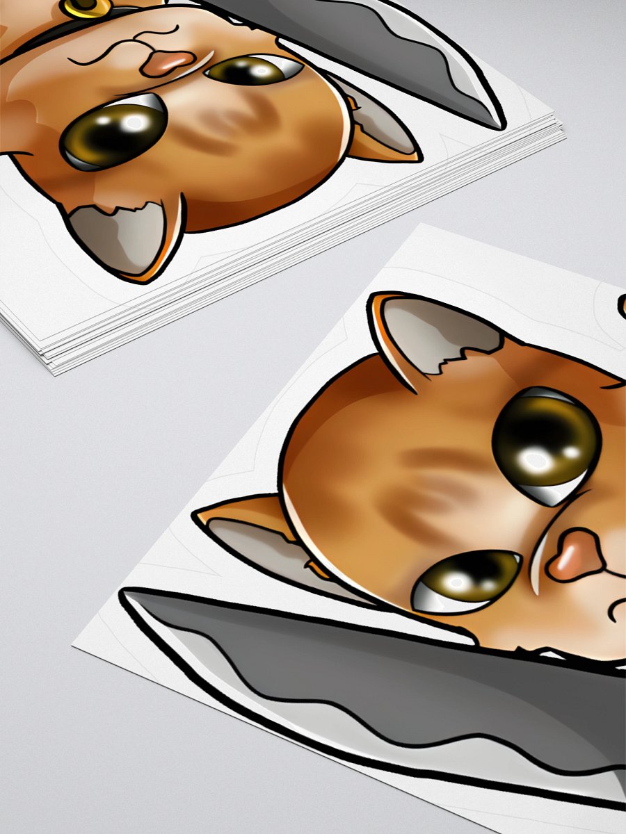 "Ember Grrrrr" Kiss Cut Sticker product image (4)
