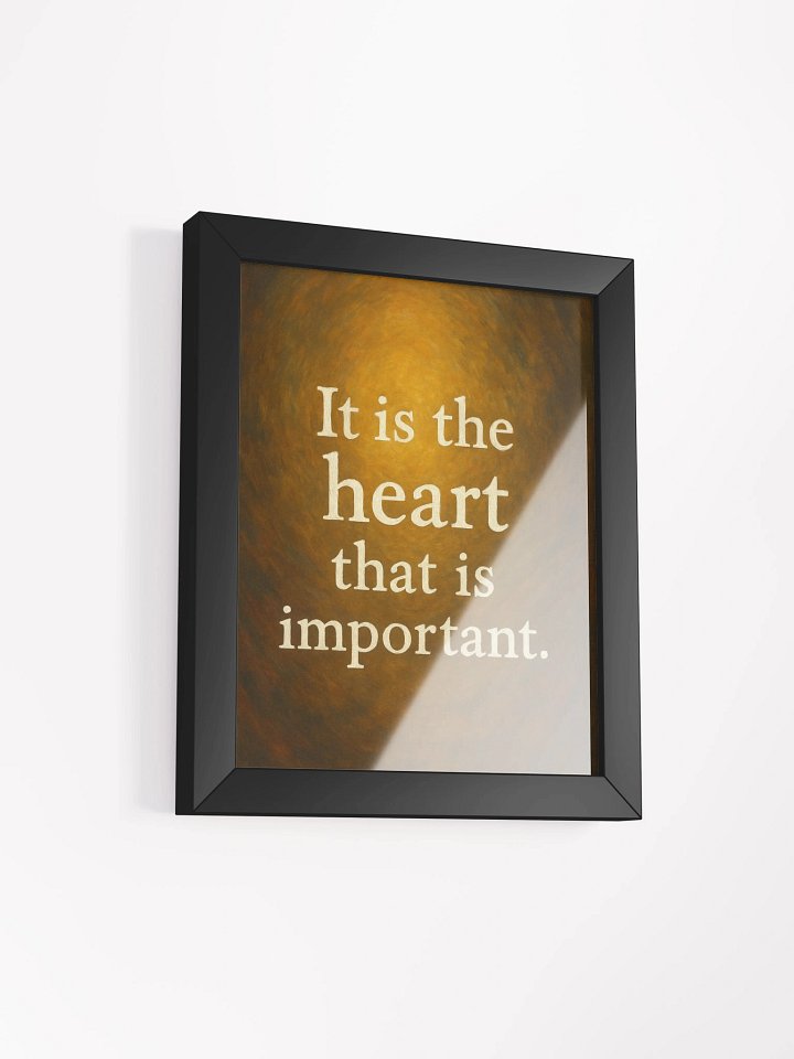 “It Is the Heart That Is Important” – Nichiren Buddhism Framed Poster product image (34)