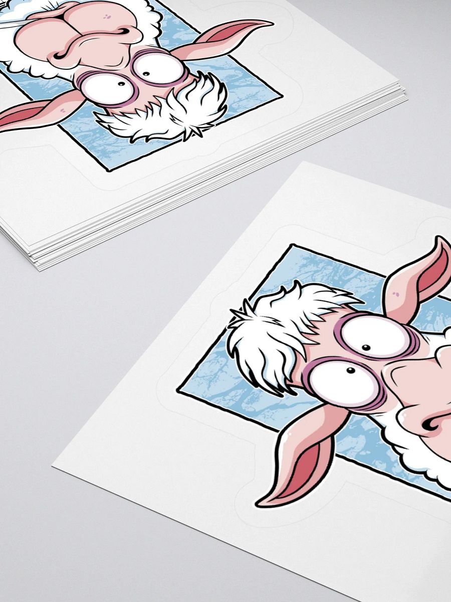 Funny Dark Fairy Tale Lamb Meme Vinyl Sticker product image (11)