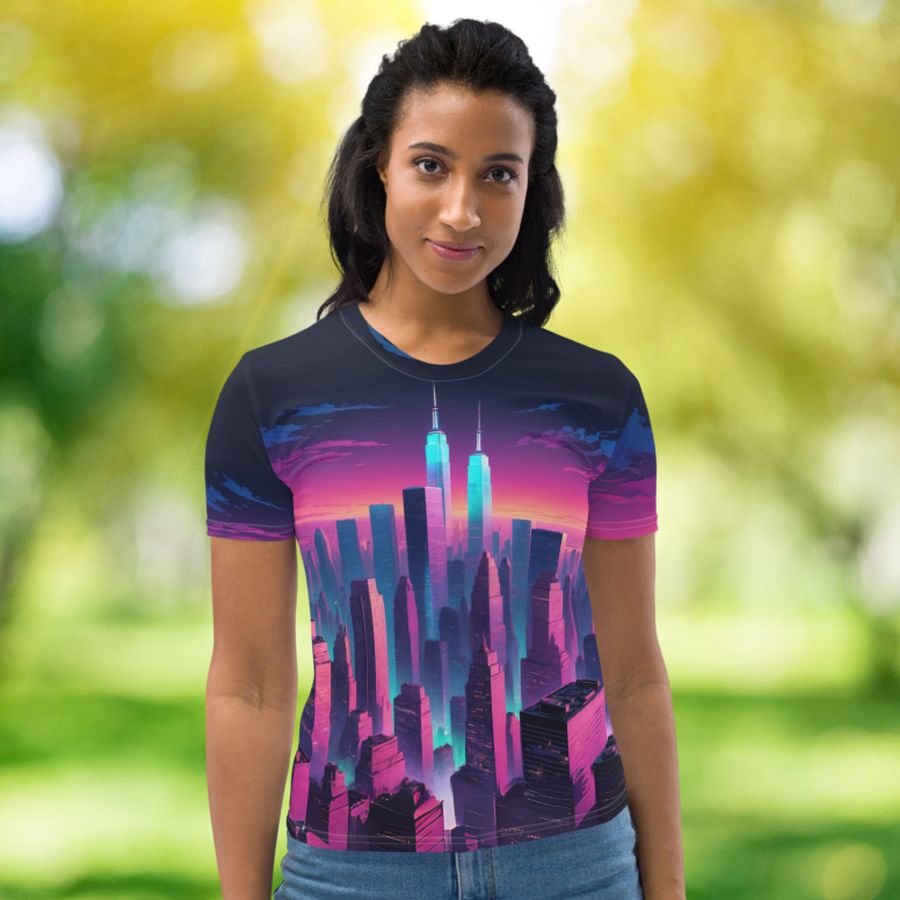 Vaporwave New York City T-shirt product image (7)