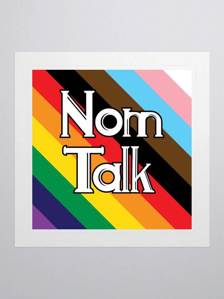 Nom Talk Pride Stickers product image (1)