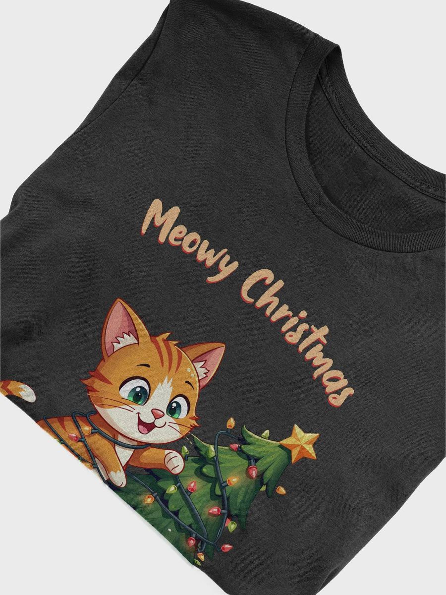 Meowy Christmas Cat T-Shirt product image (6)