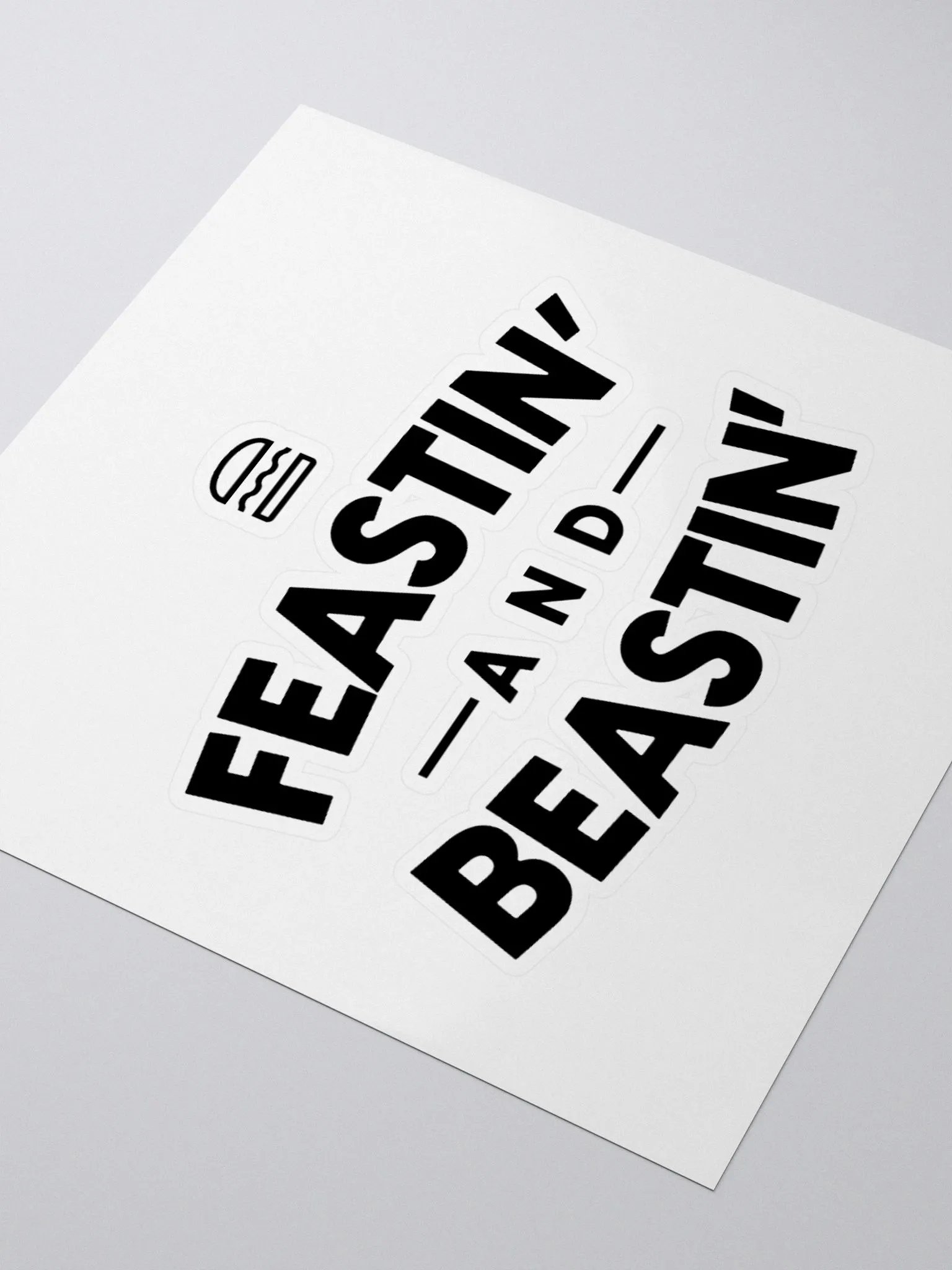 Feastin' and Beastin' (sticker) product image (3)