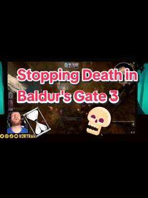 Stopping Death in Baldur's Gate 3 #baldursgate3 #baldursgate #baldursgate3clip #baldursgate3tips #baldursgate3guide #bg3 #bg3fam 