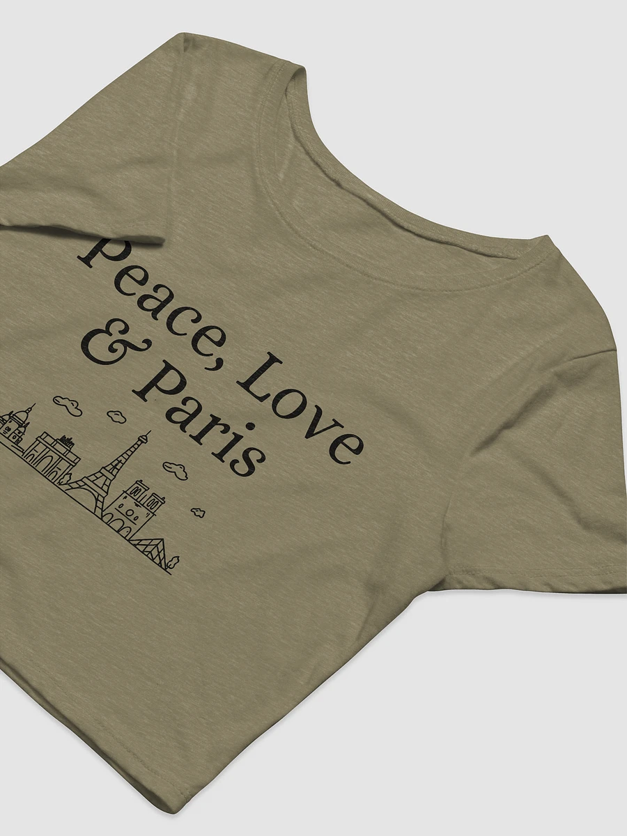 Peace, Love and Paris with Monuments Muse Crop Tee product image (9)