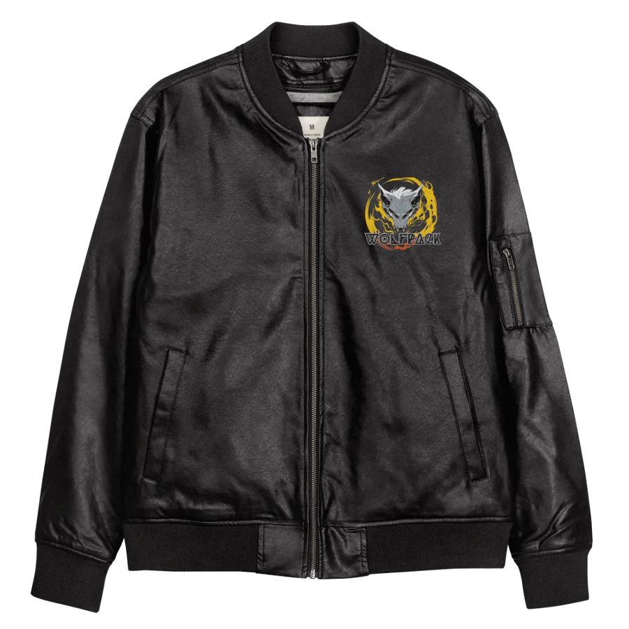 Faux Leather WOLFPACK Jacket product image (11)