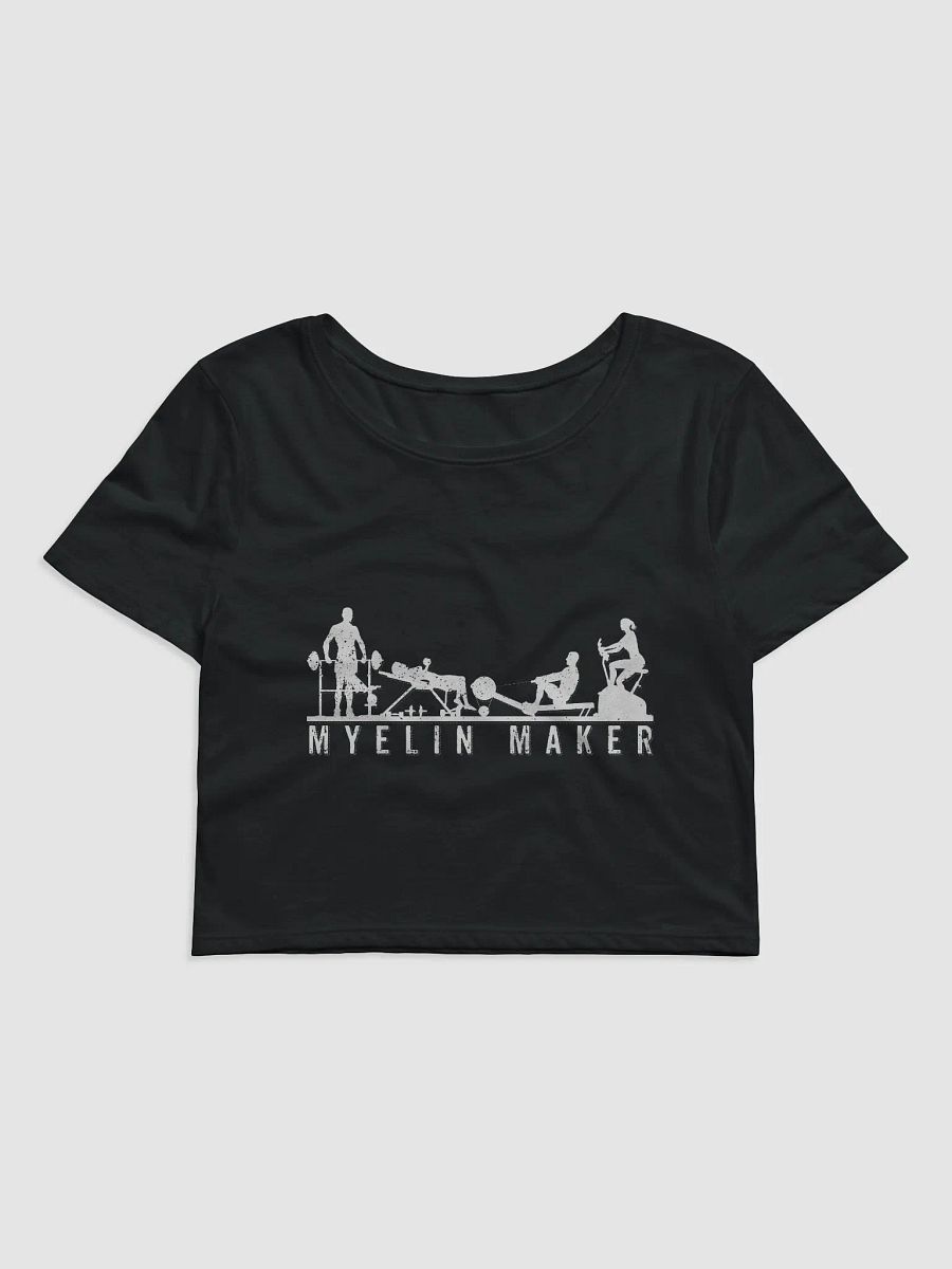 Women's Crop Tee (White Text) product image (1)
