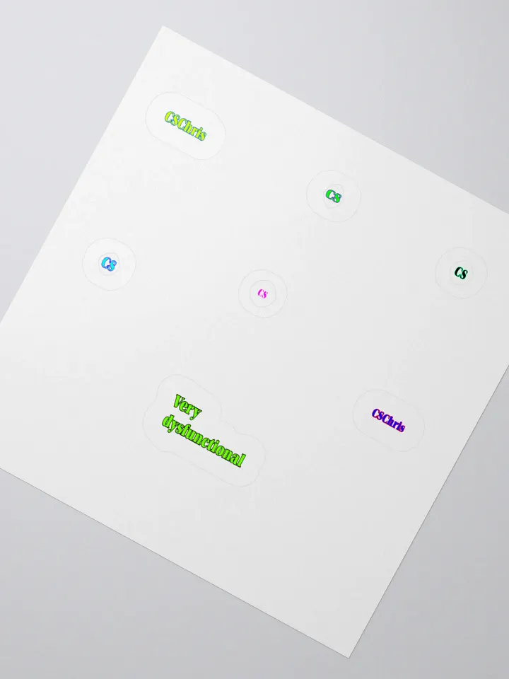 CS/very dysfunctional Meme Stickers 7PK product image (2)