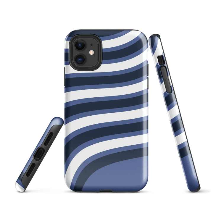 Ethereal Blue Waves iPhone® Tough Case product image (1)