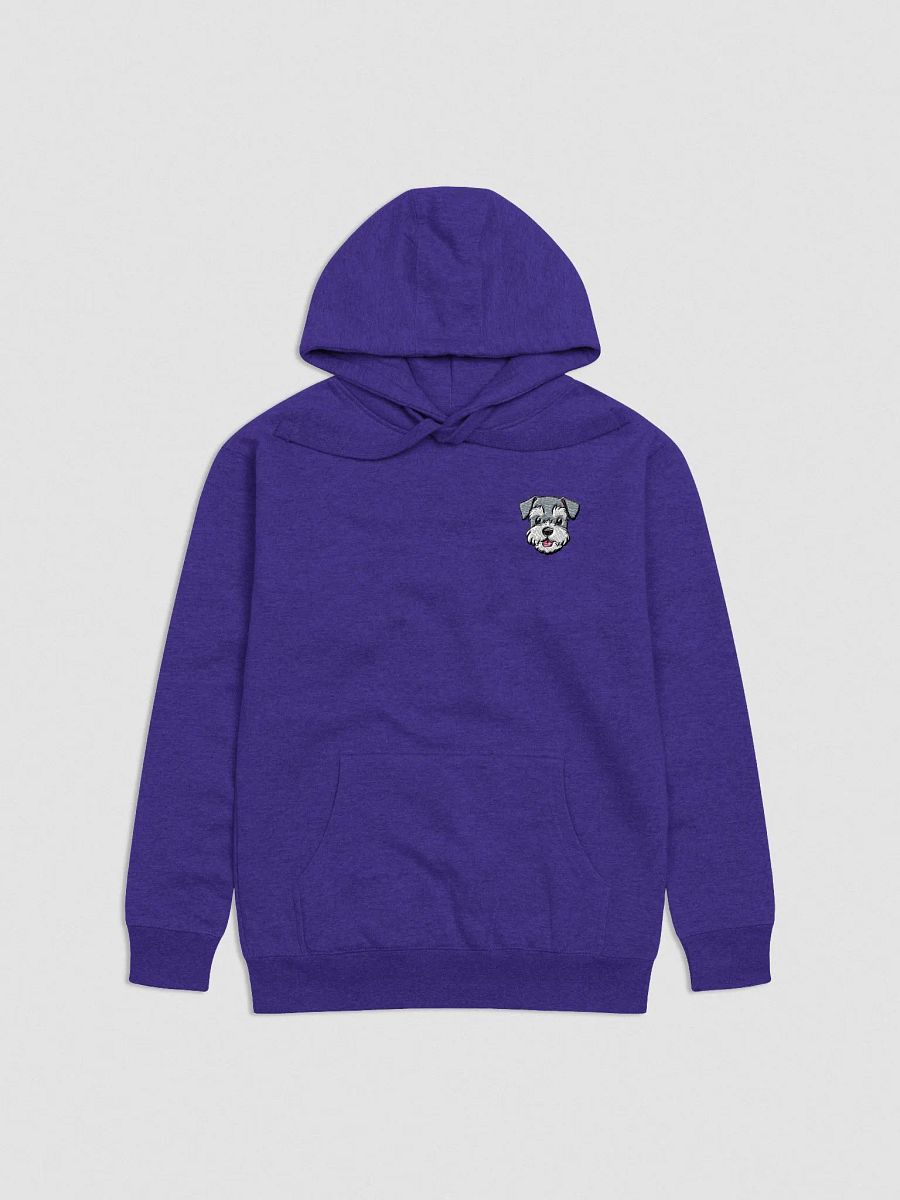Happy Miniature Schnauzer Pup Embroidered Premium Hoodie product image (5)