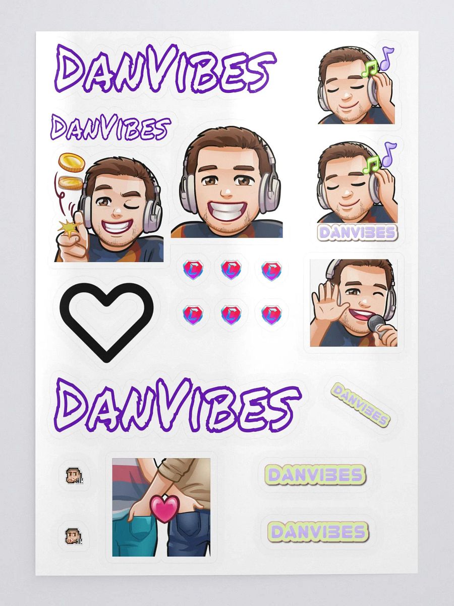 DanVibes - Sticker Sheet product image (1)