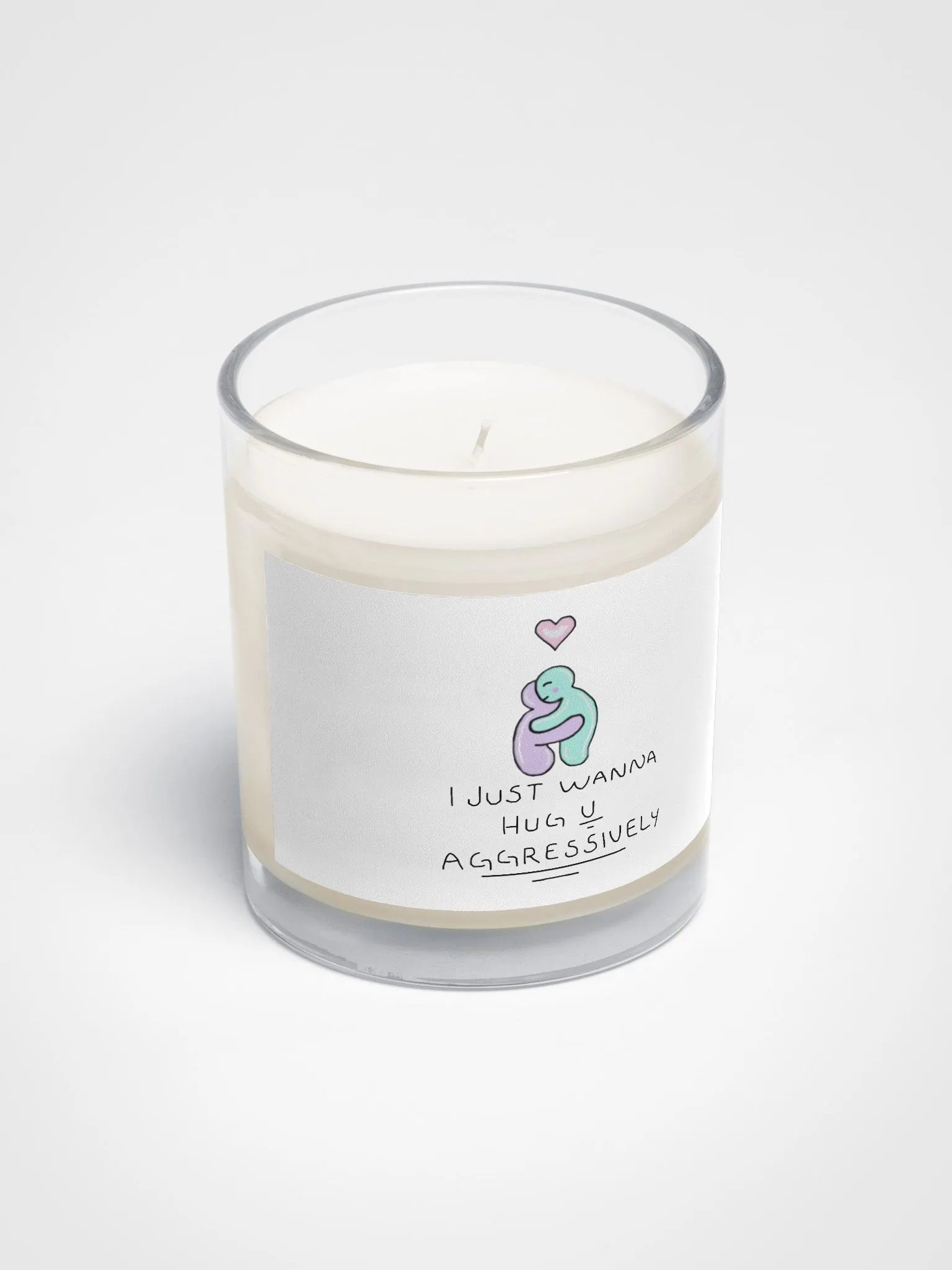 I Just Wanna Hug You Agressively Candle product image (2)