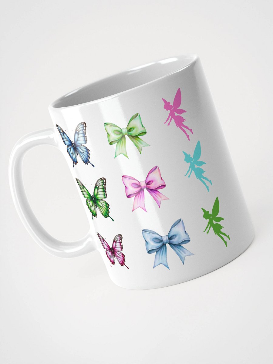 Fairy Magic Mug – Butterflies, Bows & Enchantment on Both Sides product image (3)