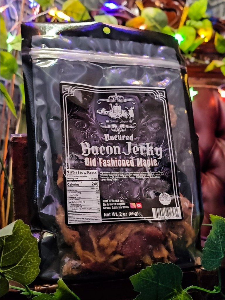 The Armored Kingdom Old Fashioned Maple Bacon Jerky product image (7)