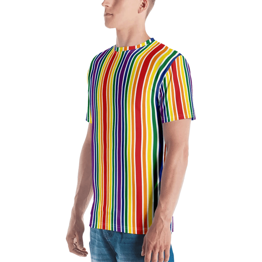 Rainbow Stripe T Shirt product image (4)